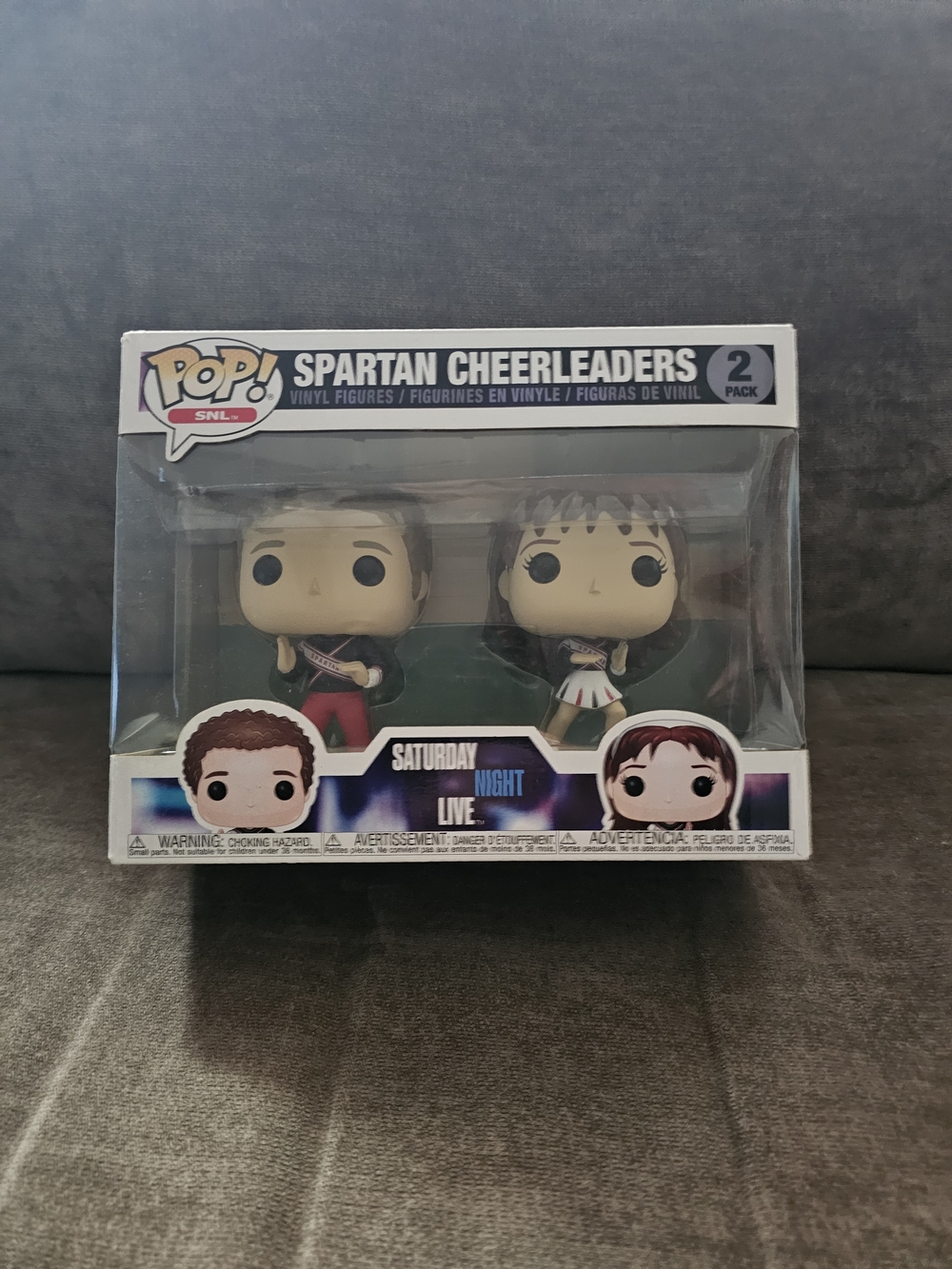 Funko Pop! Spartan Cheerleaders 2-Pack - Black, White, Red, Blue